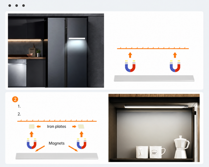 Rechargeable Motion Sensor LED Cabinet Light – 3 Color Modes